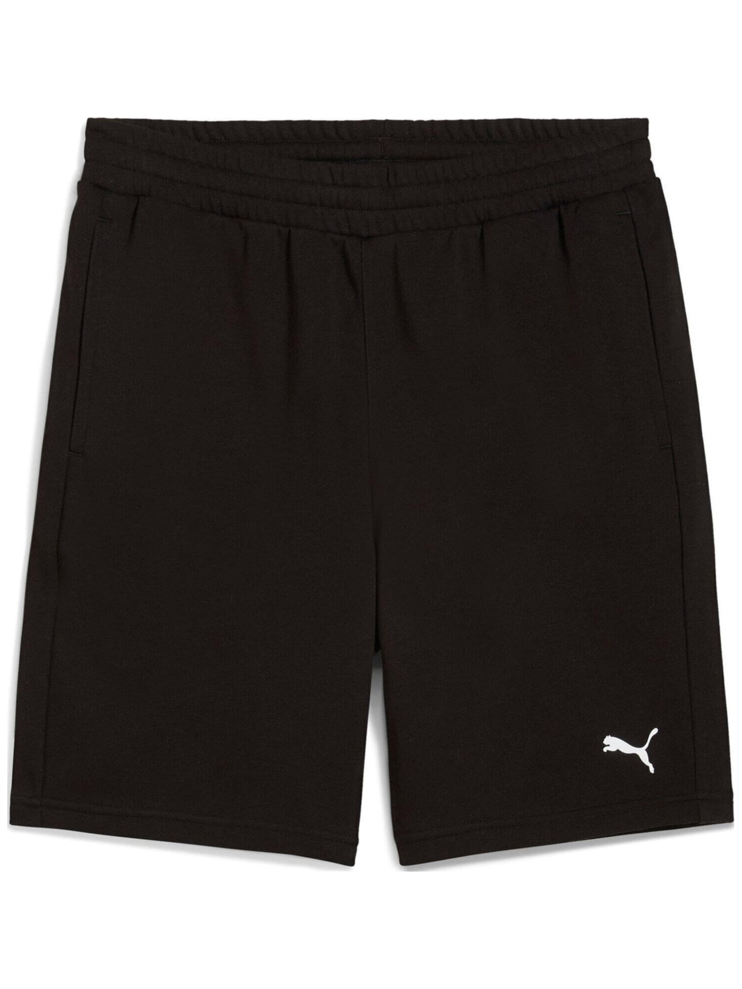 regular Pantaloni sportivi 'Puma M Tad Essentials 8 Knit Short' di PUMA in nero: frontale