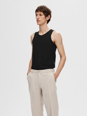 SELECTED HOMME T-shirt 'Spencer' i svart: framsida