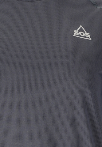 SOS Functioneel shirt 'Pillar' in Grijs