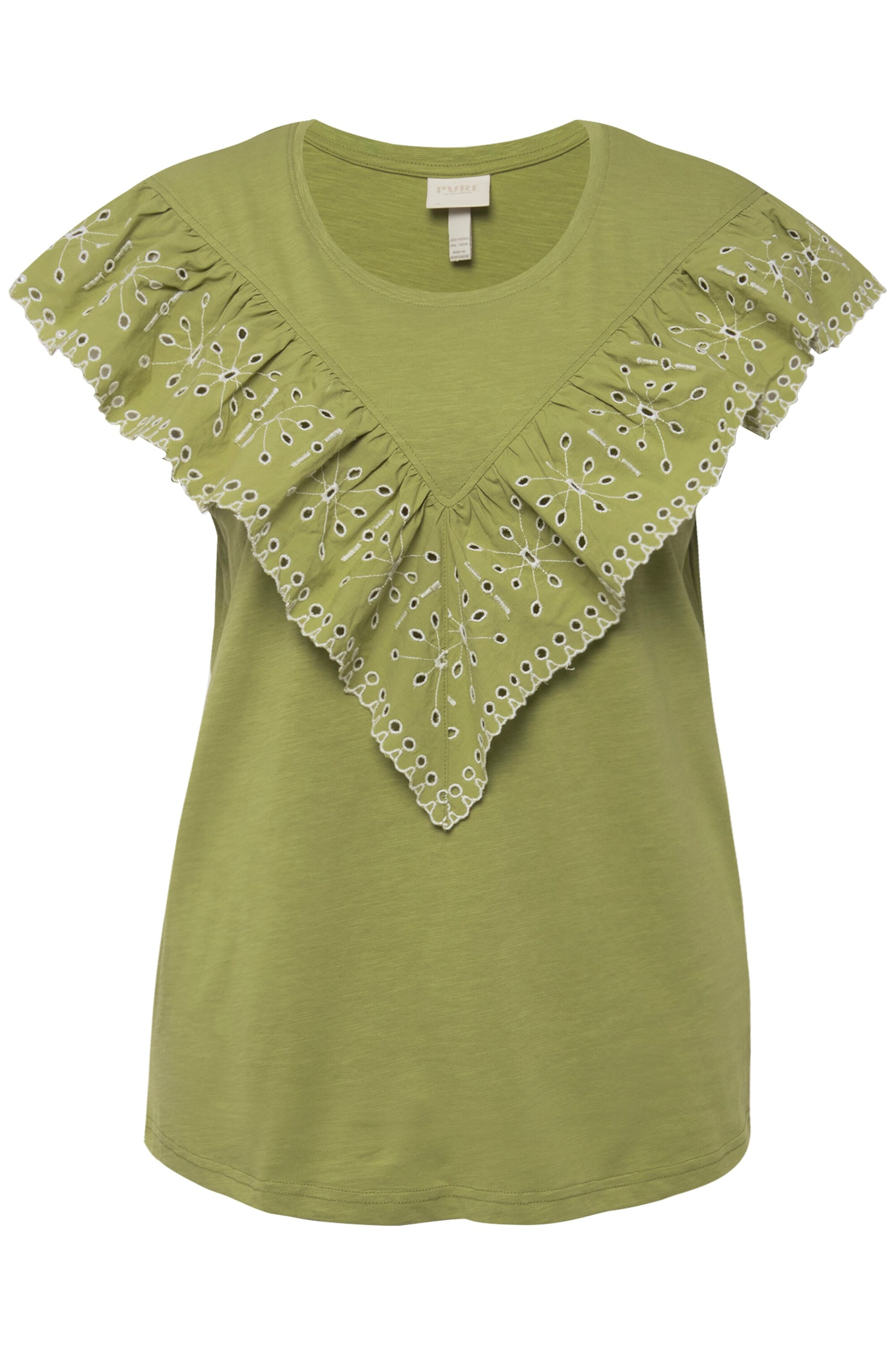 Ulla Popken Shirt in Green: front