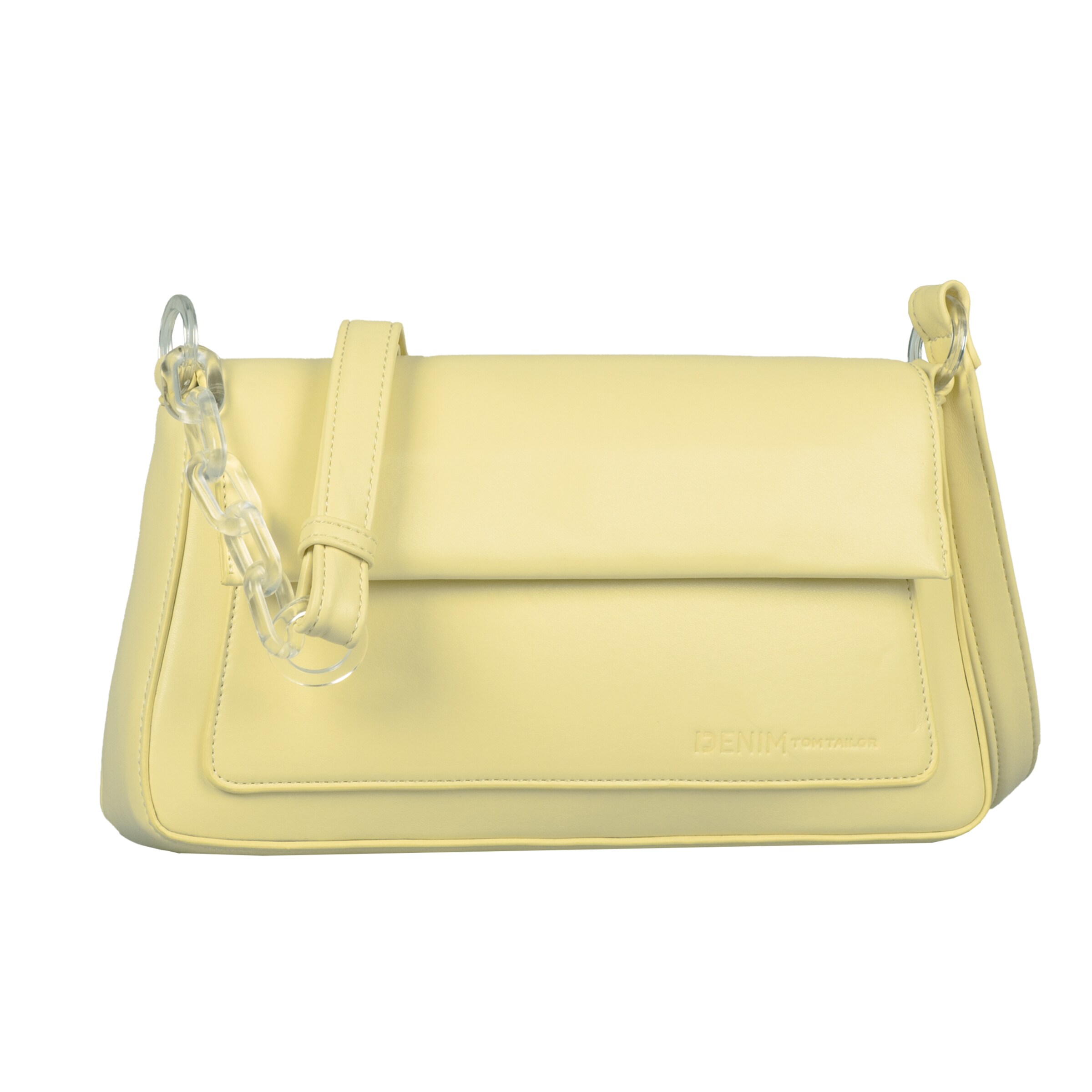 TOM TAILOR DENIM Umhängetasche 'Anne' in Gelb: Vorderseite