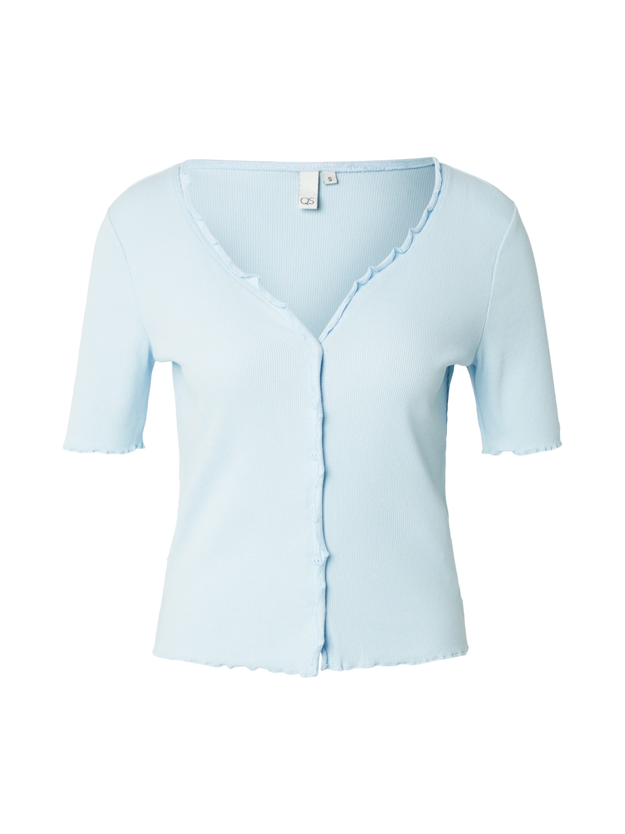 QS T-Shirt in Blau: Vorderseite