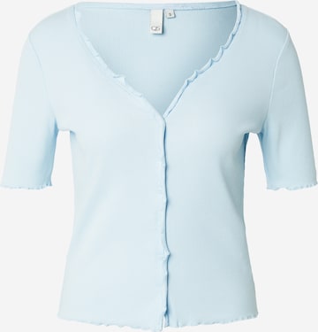 QS T-Shirt in Blau: Vorderseite