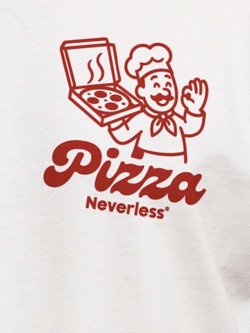 Neverless Shirt 'Pizza Lovers Club' in White
