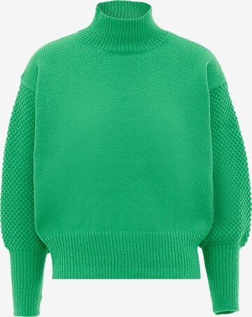 Pull-over MYMO en vert : devant