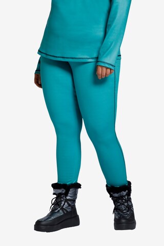 Coupe slim Leggings Studio Untold en bleu : devant