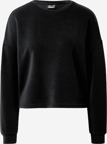 4F Sportief sweatshirt in Zwart: voorkant