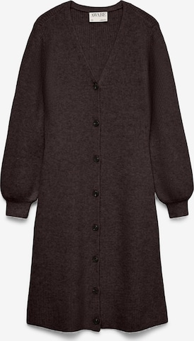 VERO MODA Strikkjole 'AWEVE' i brun: forside