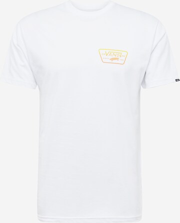 T-Shirt VANS en blanc : devant