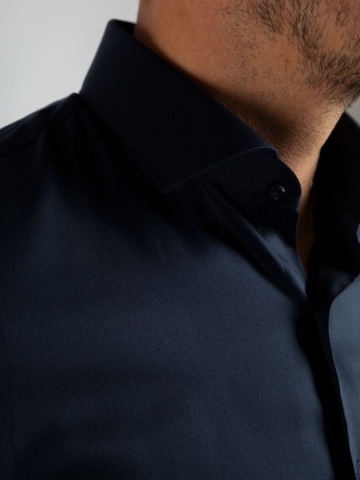 Suitable Slim fit Button Up Shirt in Blue
