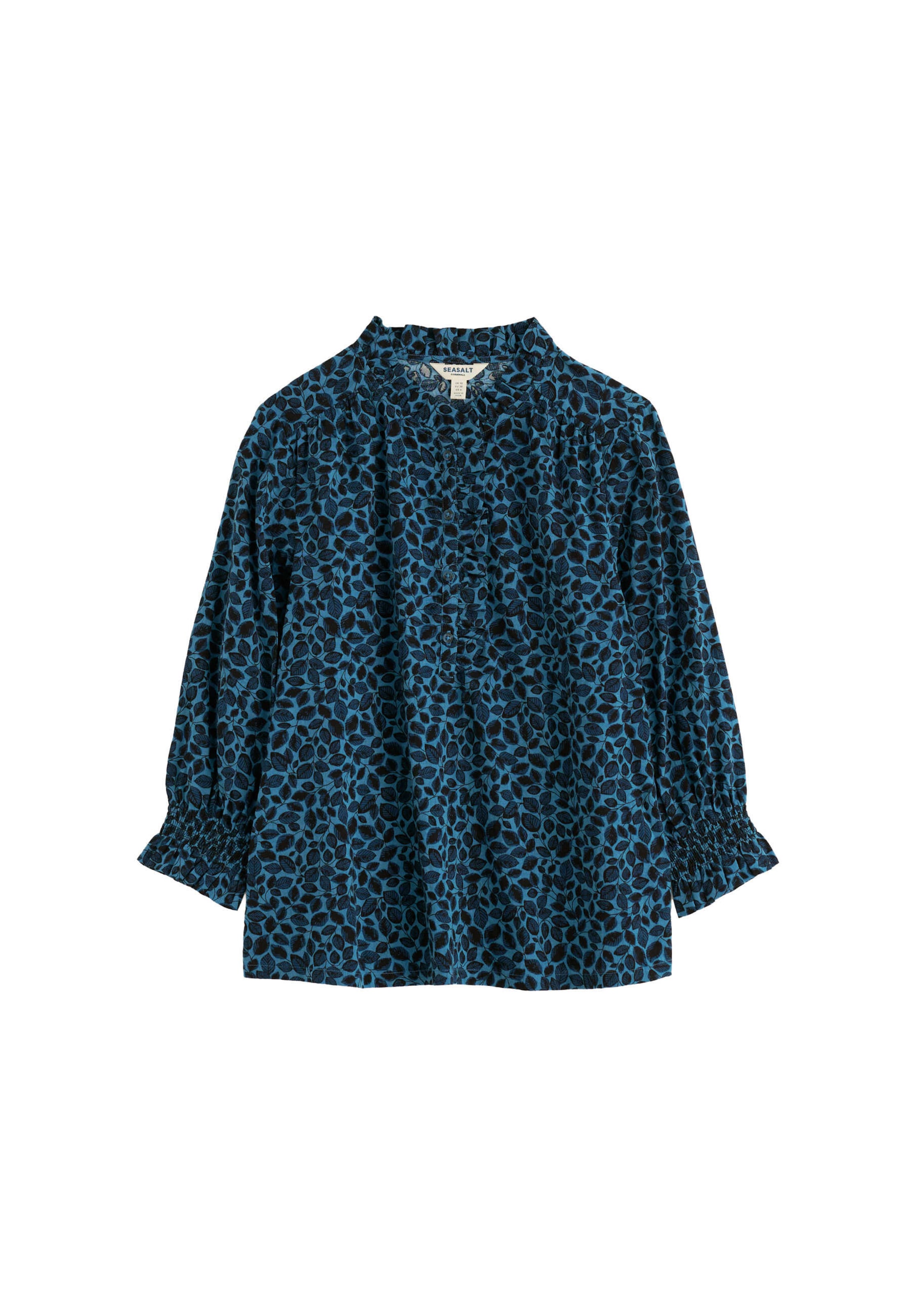 Camicia da donna 'Feather Star' di Seasalt Cornwall in blu: frontale