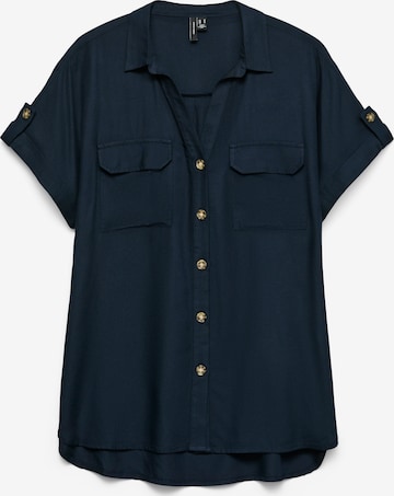VERO MODA Bluza 'VMBUMPY' | modra barva: sprednja stran