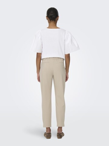 JDY Tapered Chino trousers in Beige