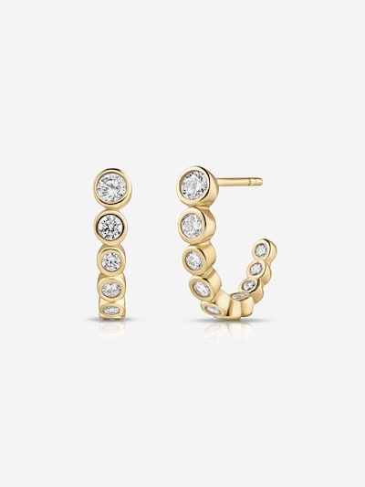 CLASSYANDFABULOUS Jewelry Earrings 'OSEANA COURTE' in Gold, Item view