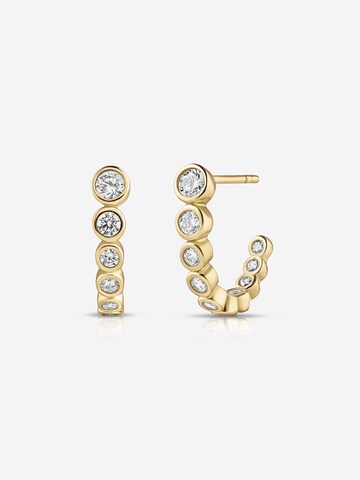 CLASSYANDFABULOUS Jewelry Earrings 'OSEANA COURTE' in Gold: front