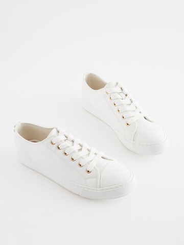 Sneaker low de la Next pe alb