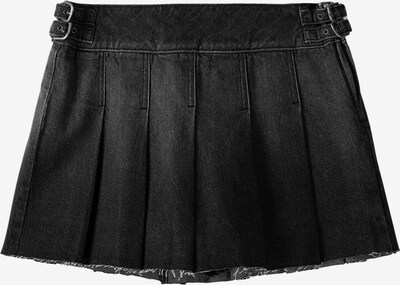 Bershka Hosenrock in black denim, Produktansicht