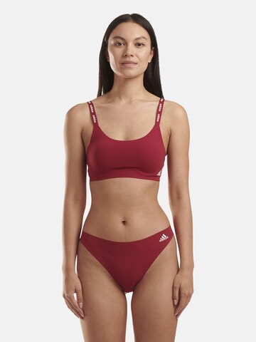 ADIDAS SPORTSWEAR Bustier Sport bh ' SCOOP LOUNGE BRA ' in Rood