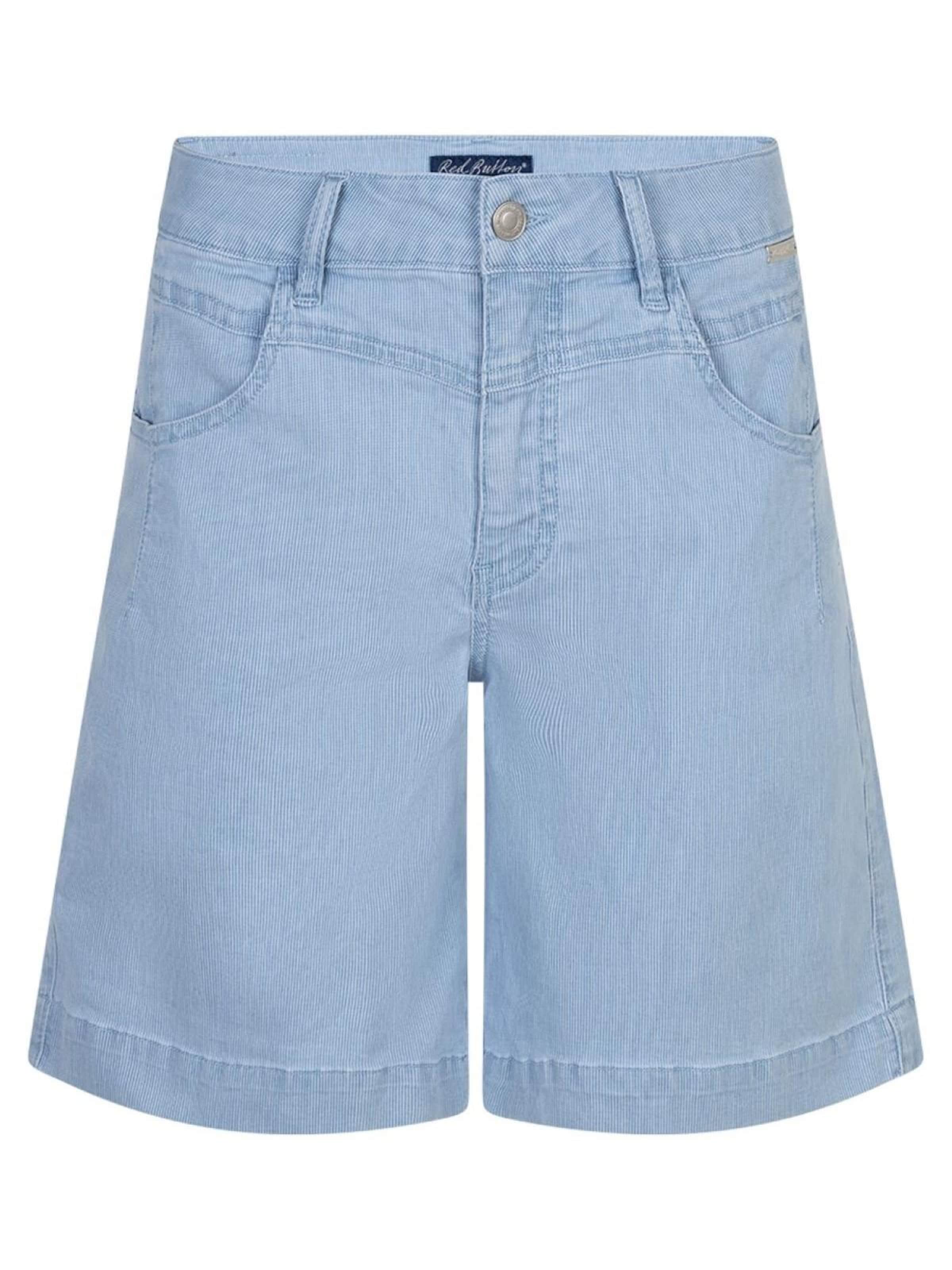 Red Button Regular Broek 'Red Button Kate fancy blue' in Blauw: voorkant