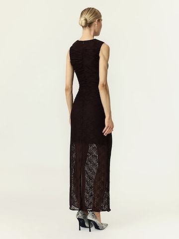 YAS Kleid 'YASDona' in Braun