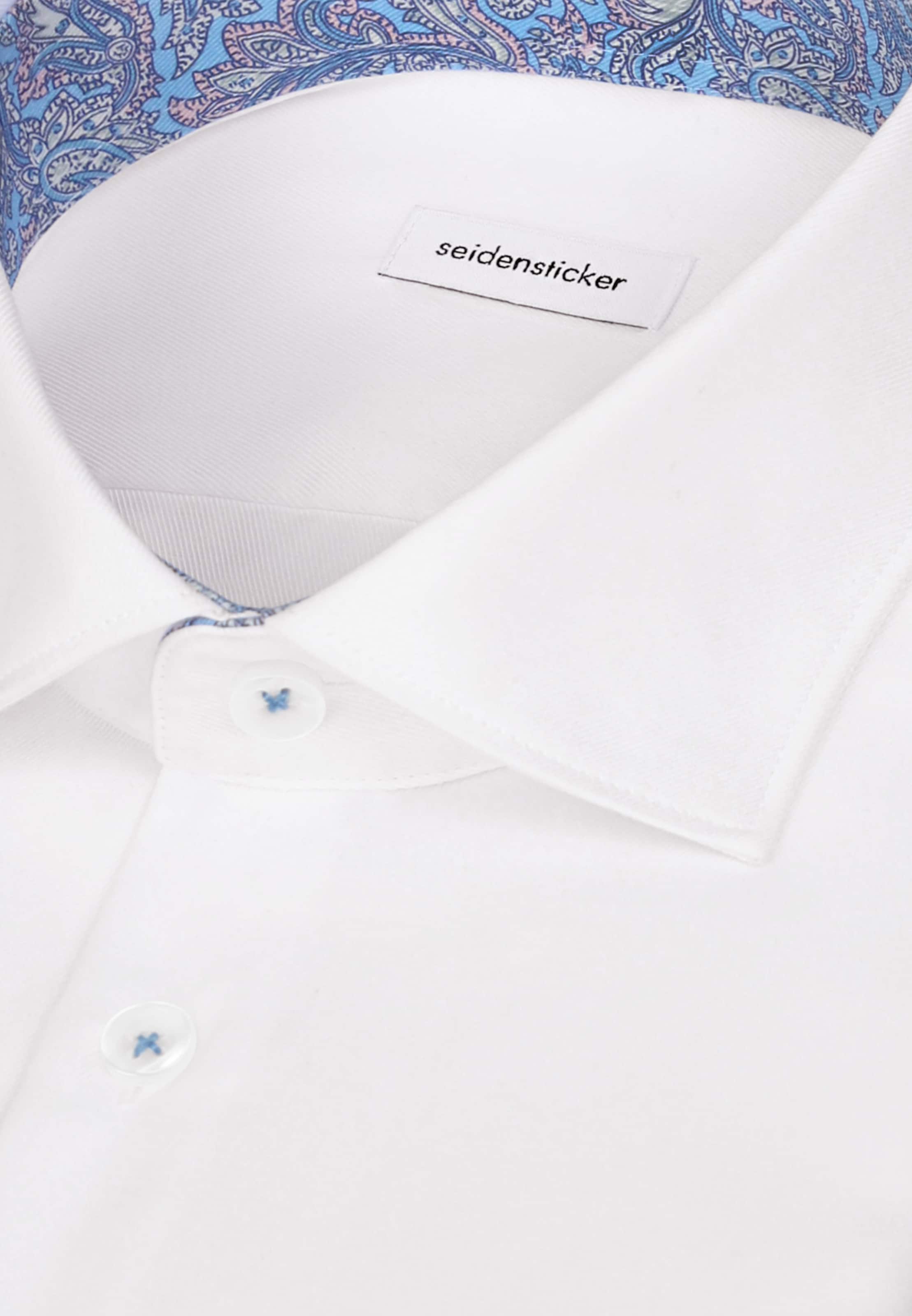 Coupe regular Chemise business SEIDENSTICKER en blanc