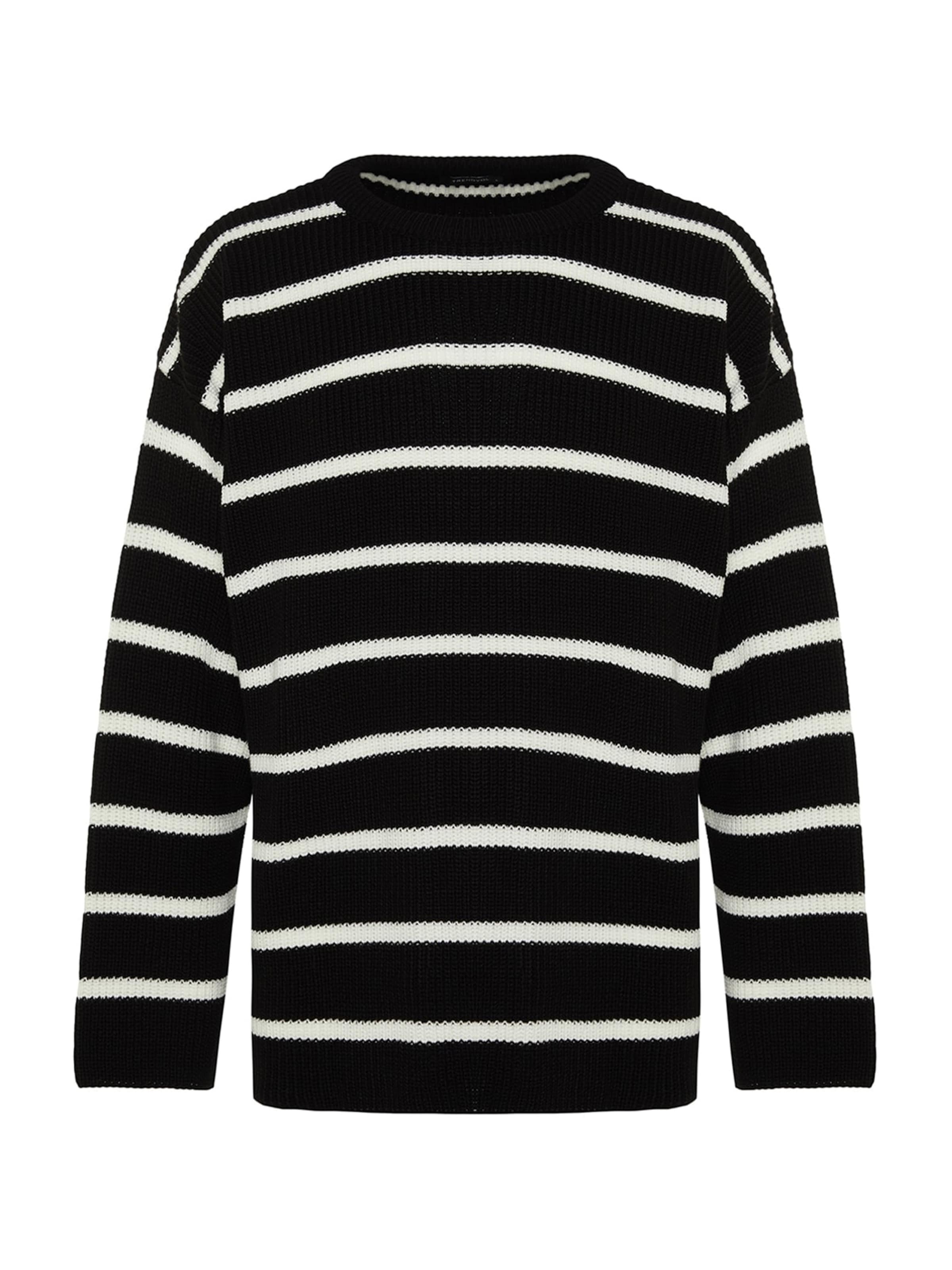 Trendyol Jersey en XS en negro / blanco, Vista del producto