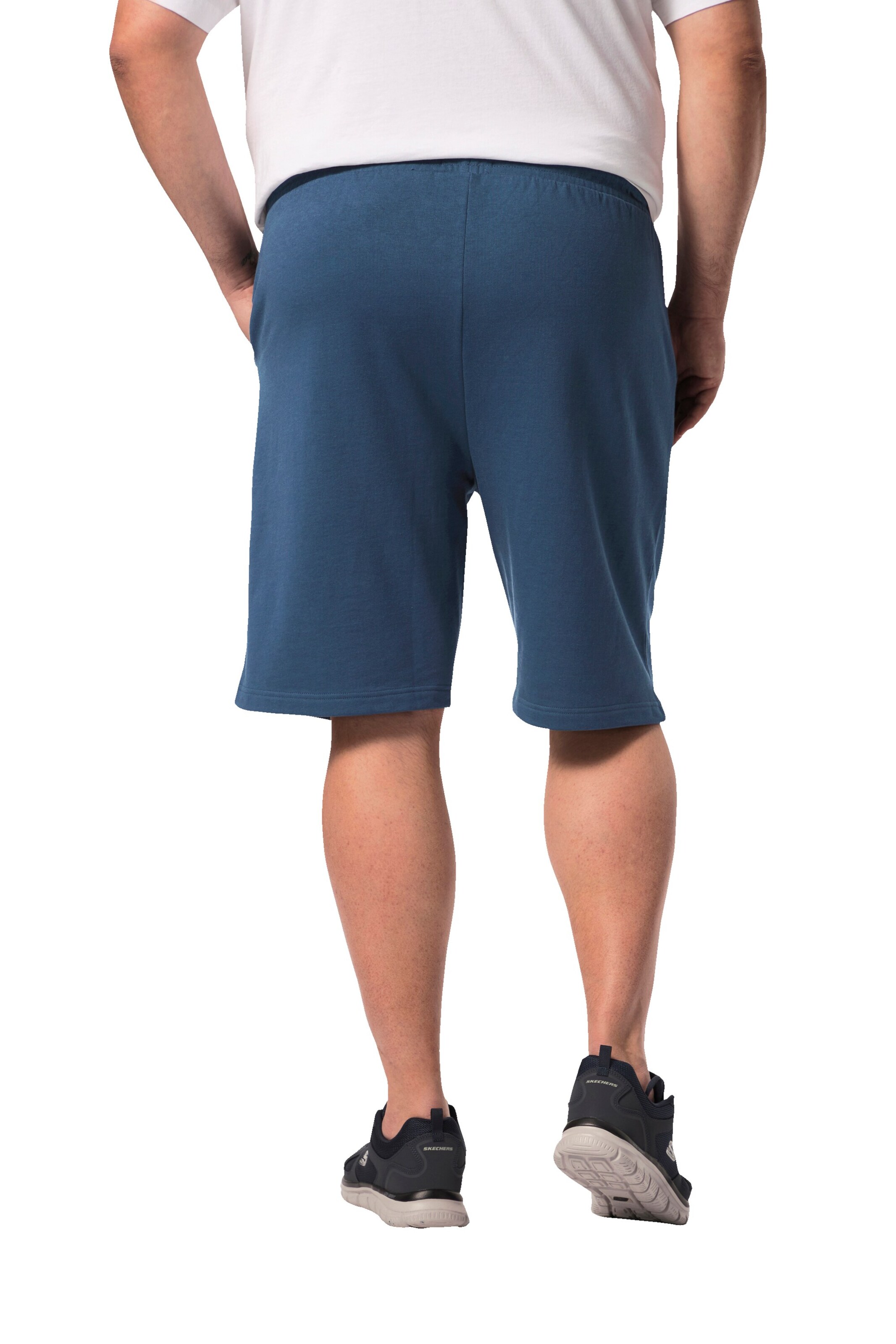 Men Plus Regular Broek in Blauw