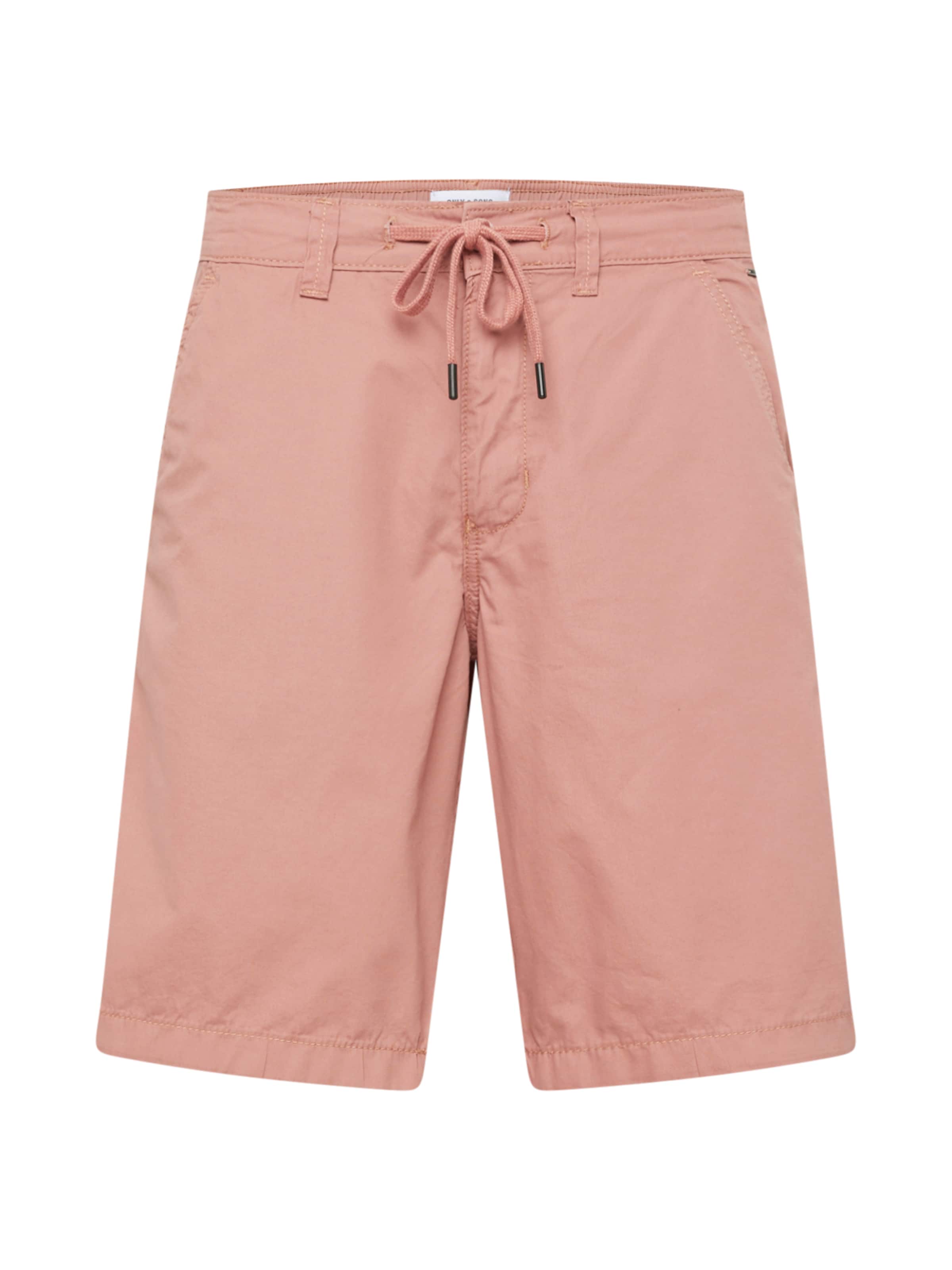 Only & Sons Штаны 'ONSLOC' в Ярко-розовый: спереди