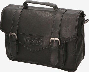 Borsa messenger di HILL BURRY in nero