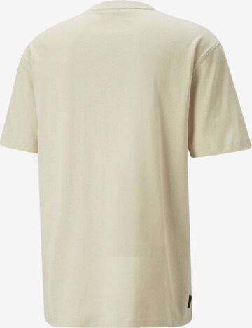 PUMA T-Shirt 'Downtown' in Beige