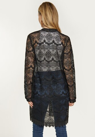 usha FESTIVAL Knit cardigan 'Fashion Look' in Black