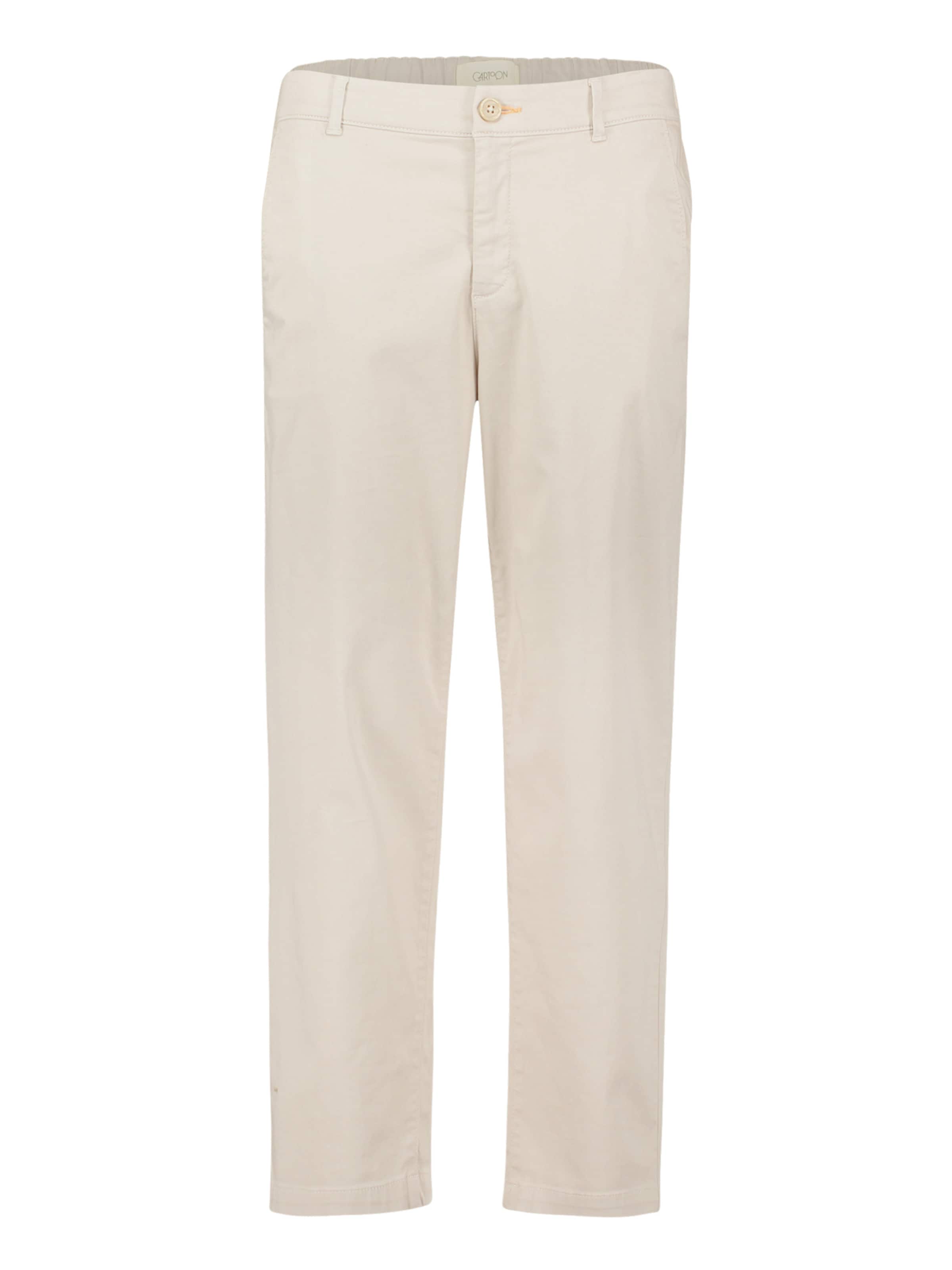 Cartoon Regular Hose in Beige: Vorderseite