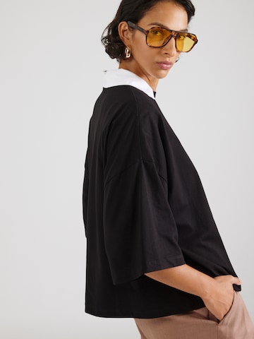 minimum - Camiseta talla grande 'Mira' en negro