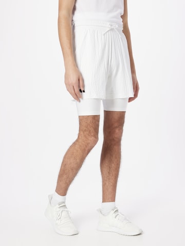 ADIDAS PERFORMANCE Regularen Športne hlače 'Aeroready Pro Two-In-One Seersucker ' | bela barva: sprednja stran