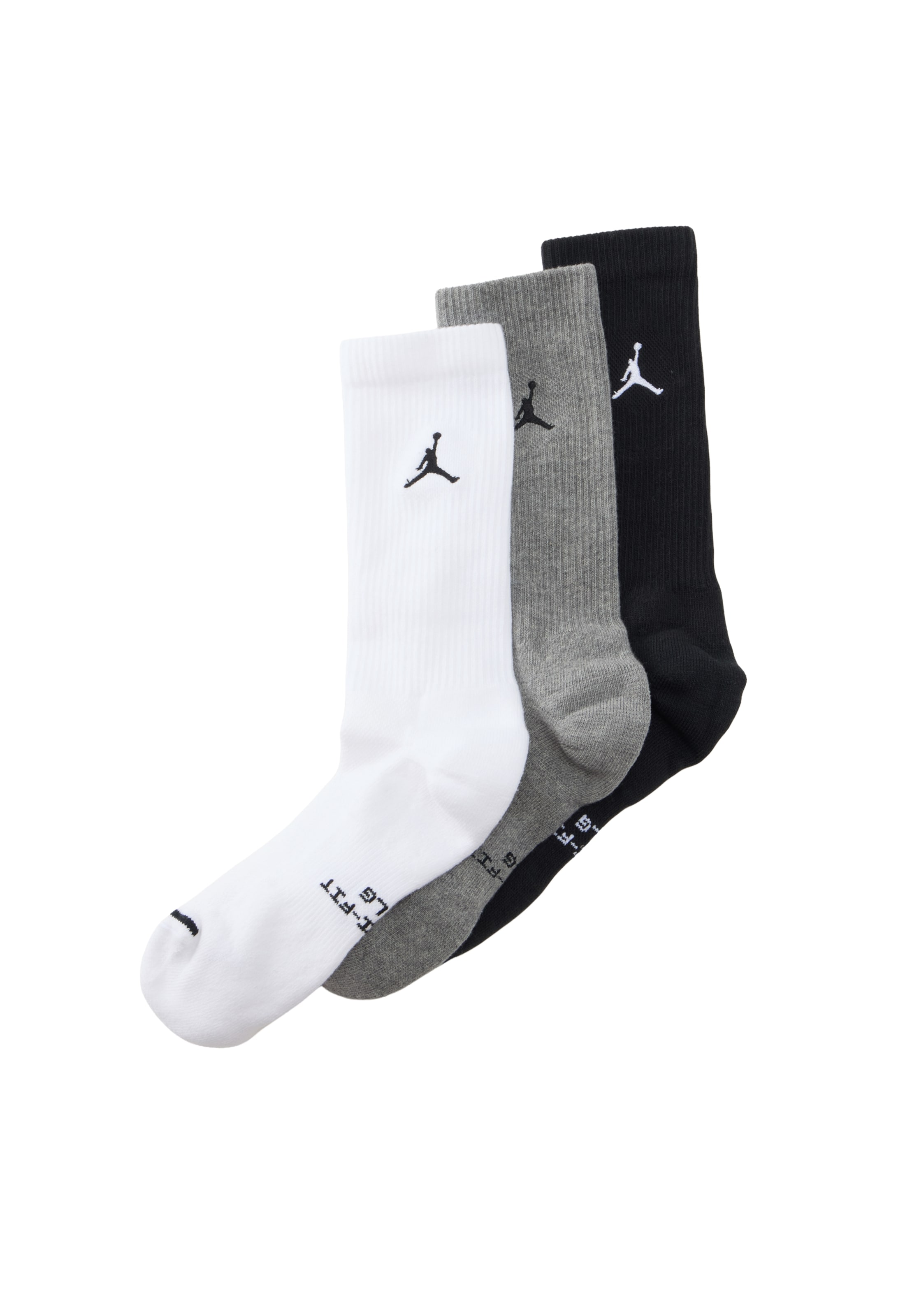 Chaussettes Jordan en gris : devant