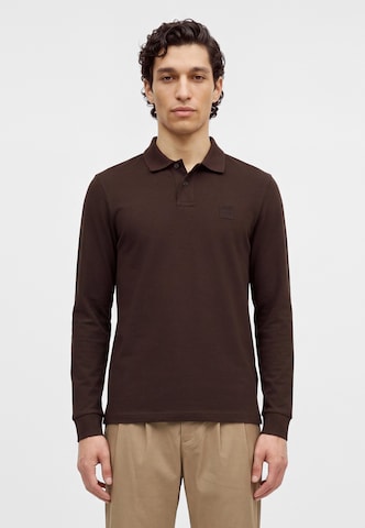 T-Shirt 'Passerby' BOSS en marron : devant