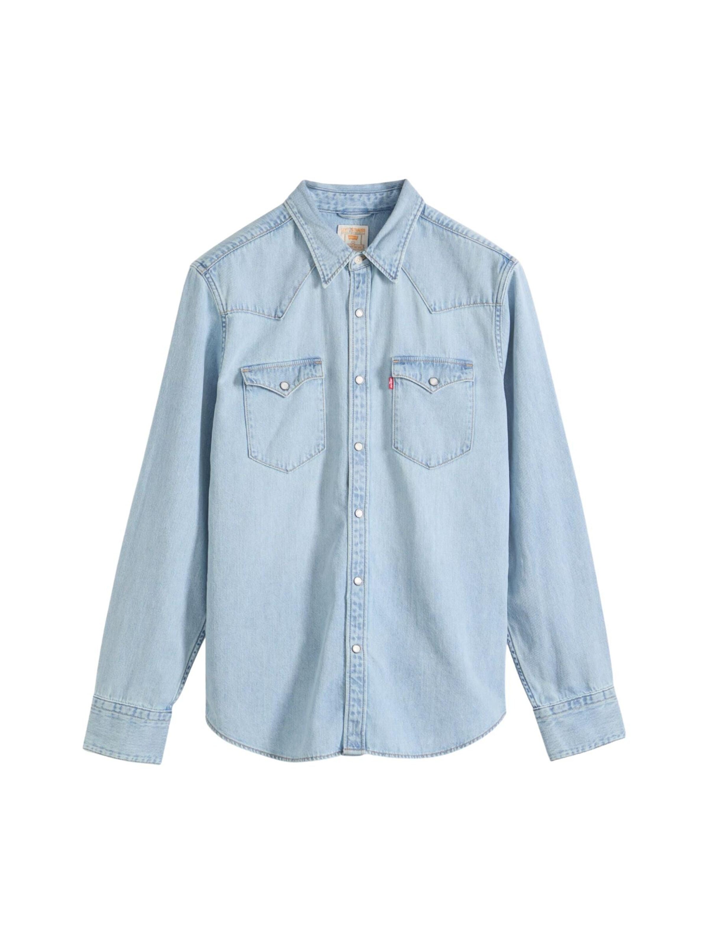 LEVI'S ® Koszula 'LEVI'S BARSTOW WESTERN CAMICIA' w kolorze niebieski: przód