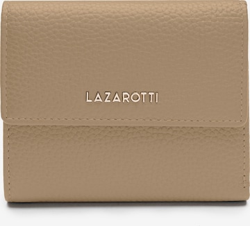 Lazarotti Portemonnaie 'Bologna' in Beige: Vorderseite