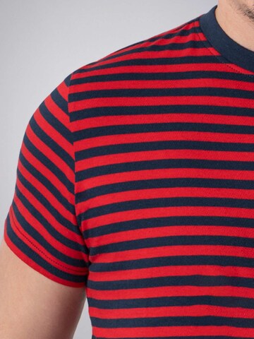 PANTONECLO Shirt 'Pantoneclo Men’s Crew Neck Short Sleeve T-Shirt'‌ in Rot