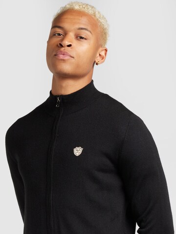 19V69 ITALIA Knit cardigan 'SANDRO' in Black
