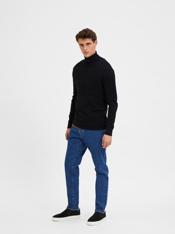 SELECTED HOMME Pullover 'Maine' in Schwarz