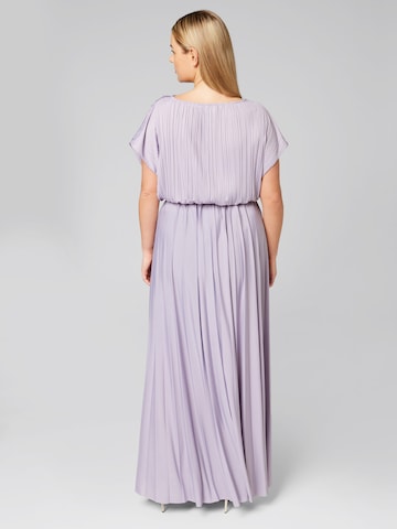 Guido Maria Kretschmer Curvy Evening Dress 'Sari' in Purple