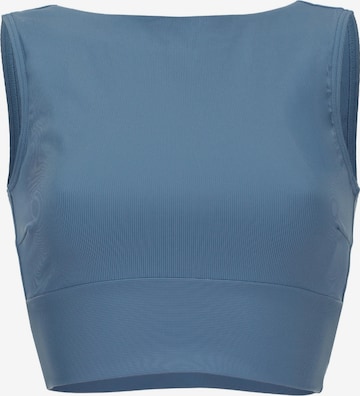 VIVID High neck Bikinitoppi 'Mix&Match' värissä sininen: etupuoli