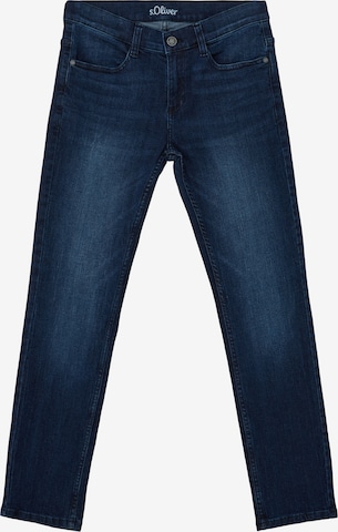 s.Oliver Slimfit Jeans 'Seattle' in Blauw: voorkant