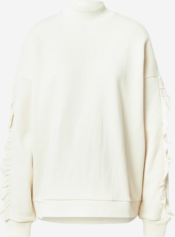 florence by mills exclusive for ABOUT YOU Sweatshirt 'Orchid' in Beige: predná strana