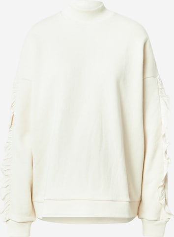 florence by mills exclusive for ABOUT YOU Sweatshirt 'Orchid' in Beige: voorkant