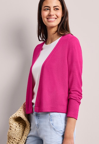 STREET ONE Strickjacke in Pink: Vorderseite