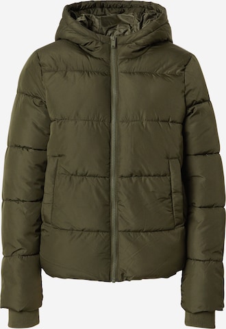 Giacca invernale 'PCBee' di PIECES in verde: frontale