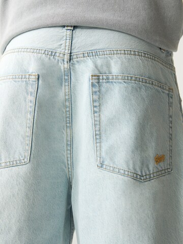 Pull&Bear Baggy Jeans i blå