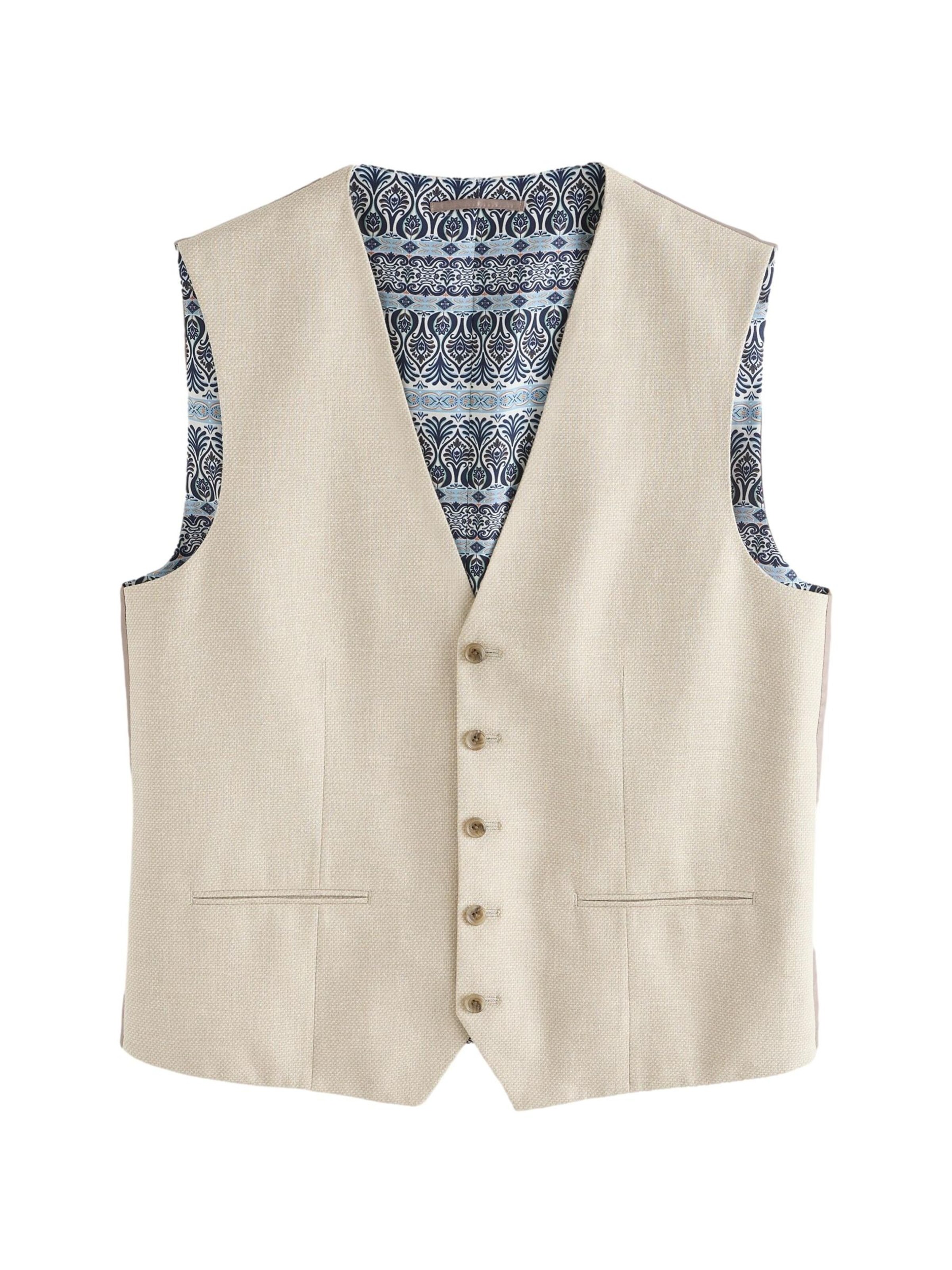 Next Anzugweste in Grau: Vorderseite